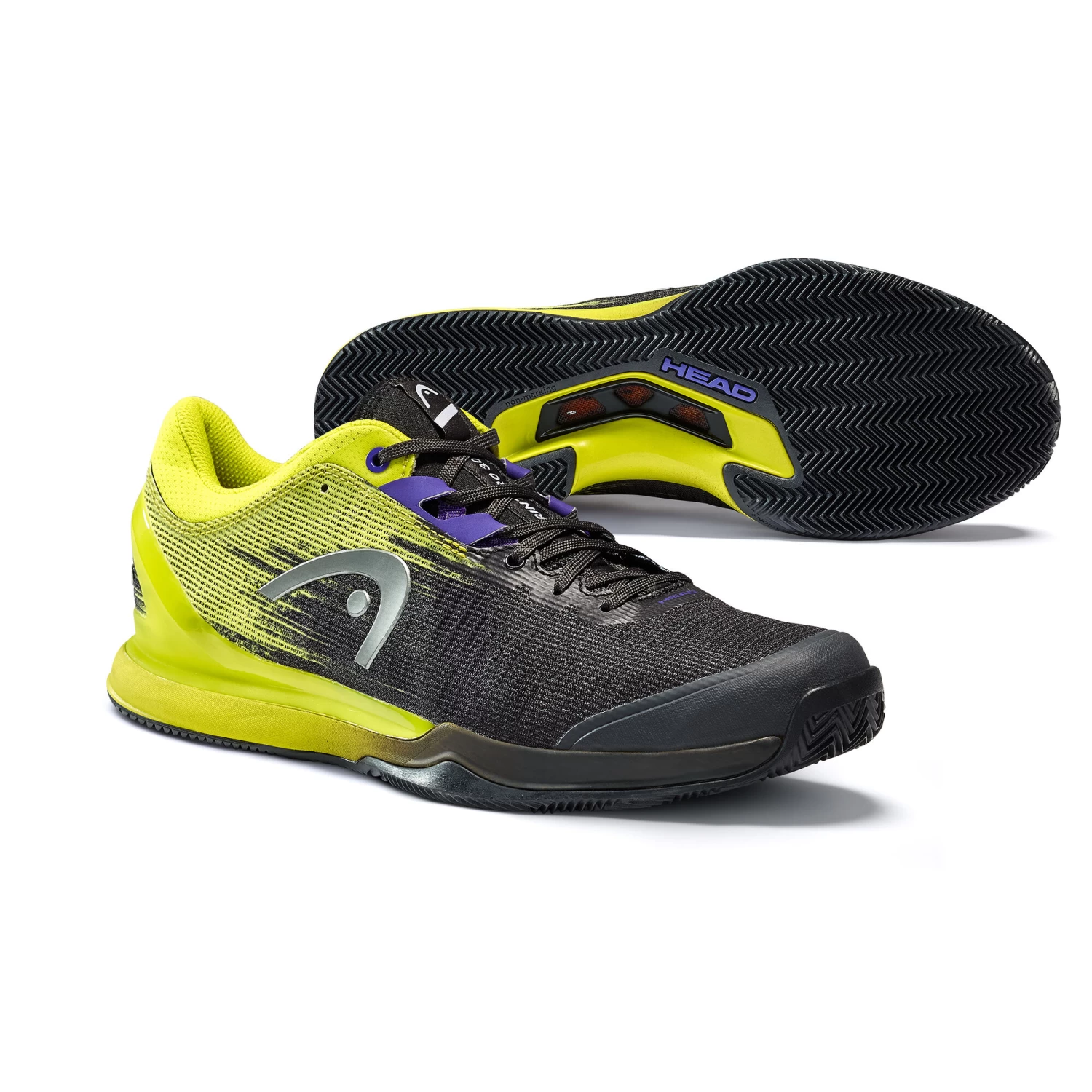 Head Sprint 3.0 Limited Clay Court Shoe Men - Black, Lime - Image 3