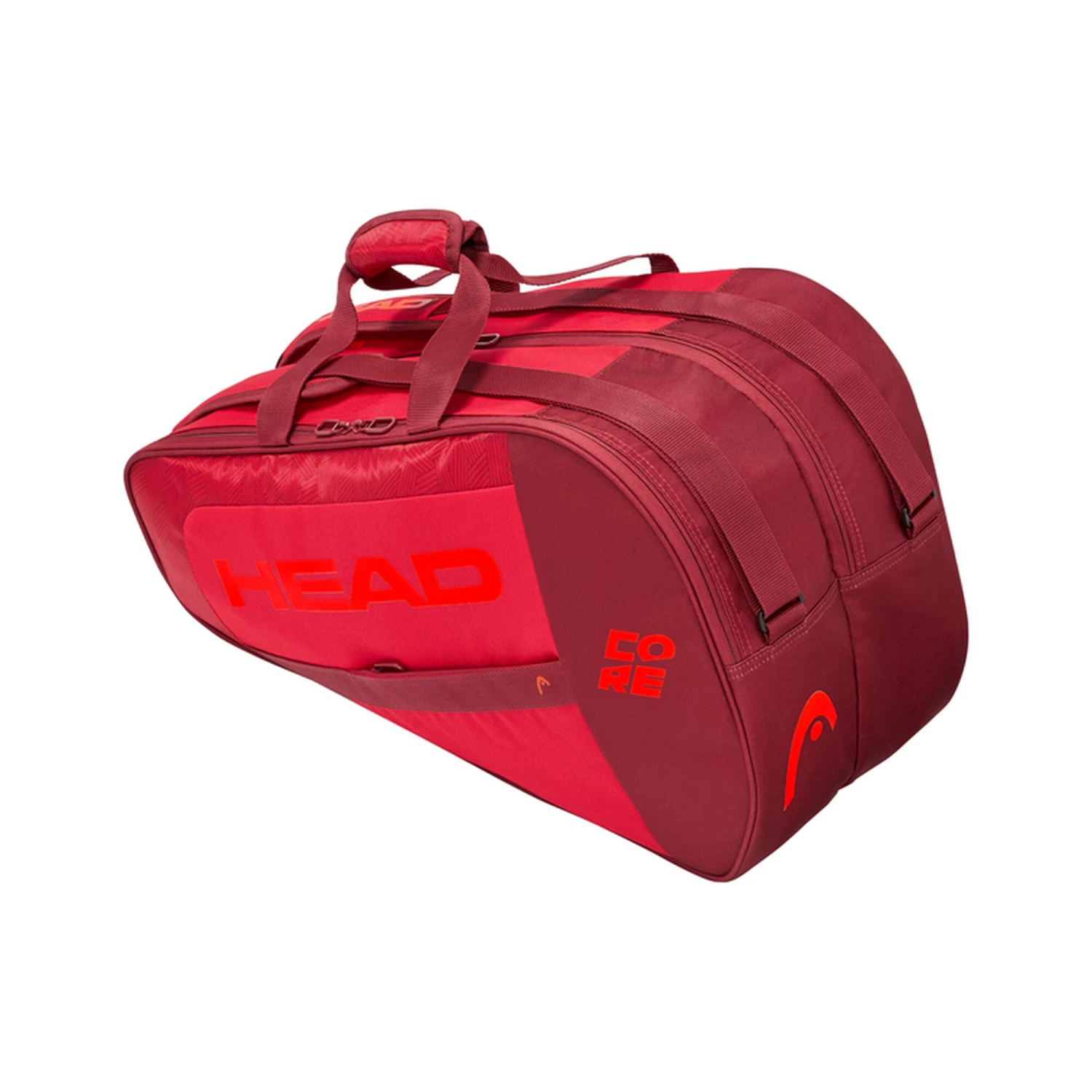 Head Core Padel Combi Padel Racket Bag - Red, Orange