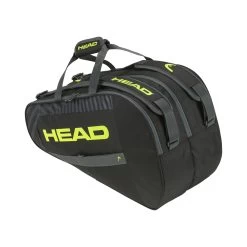 Head Base M Padel Racket Bag - Black, Yellow
