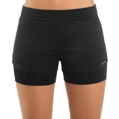 Head Advantage Shorts Women - Black, Lime
