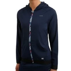 Head Baseline Training Jacket Women - Dark Blue, Light Blue