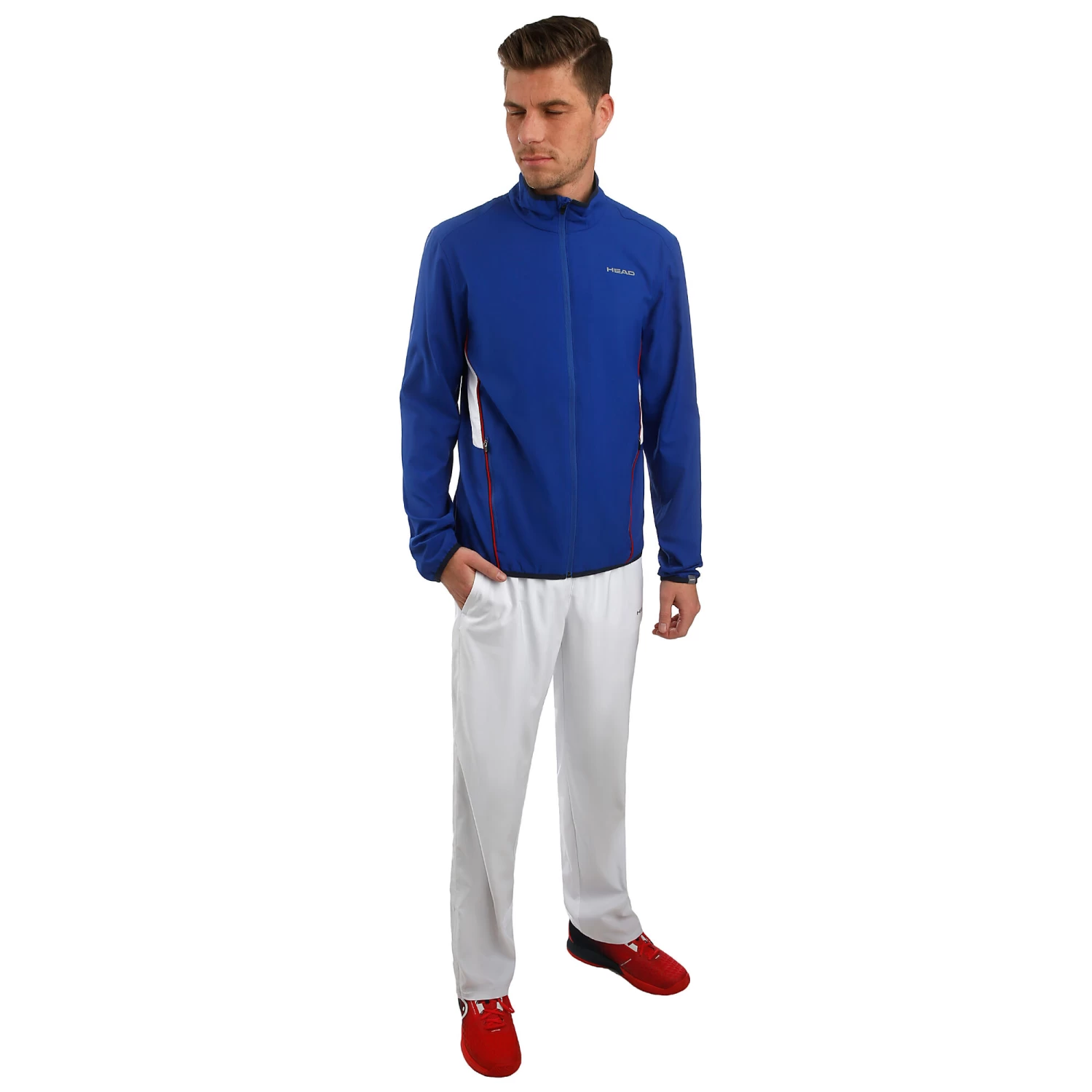 Head Club Training Jacket Men - Blue, Red - Image 3
