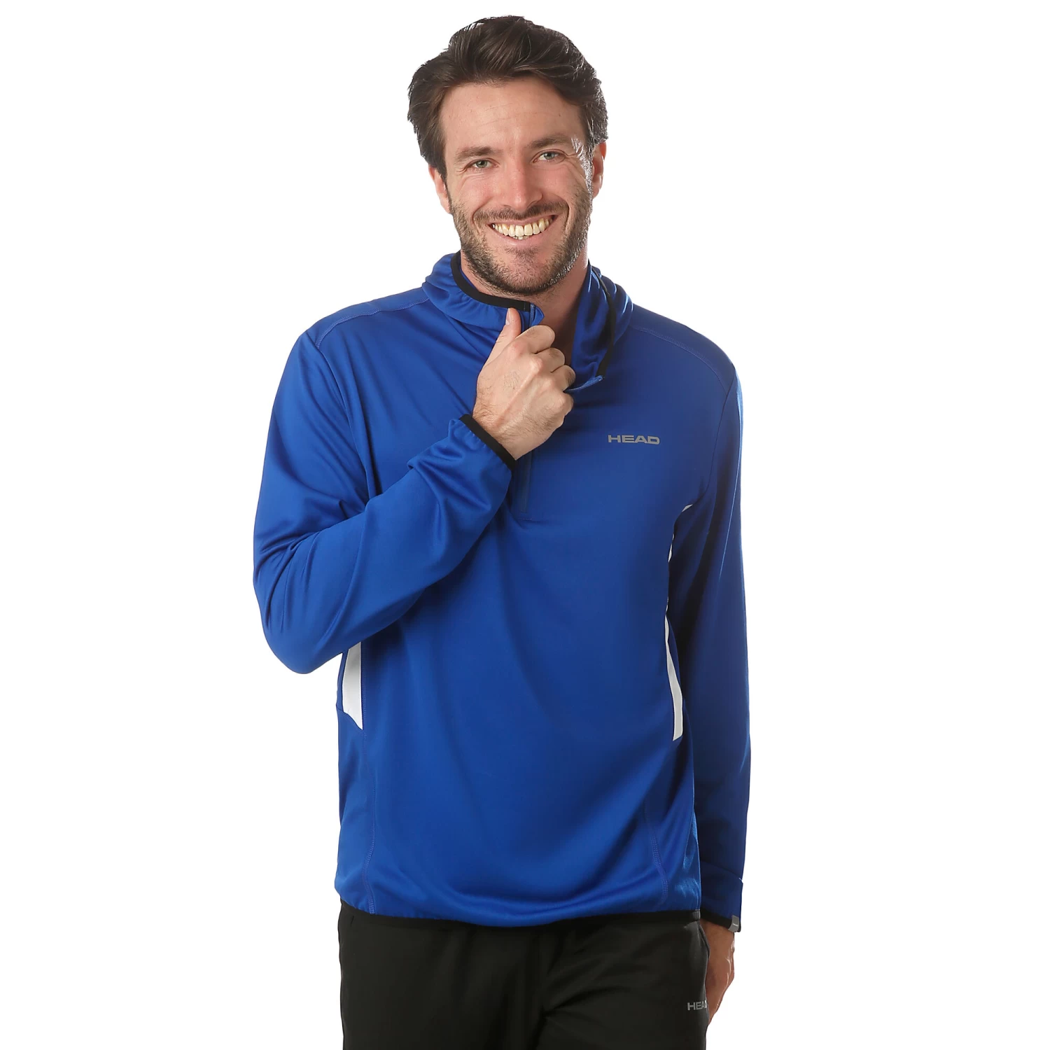 Head Club Tech Hoody Men - Blue, White - Image 3