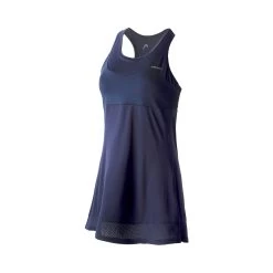 Head Demi Dress Girls - Dark Blue, Silver
