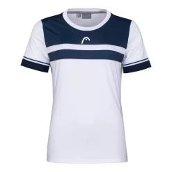 Head Performance T-Shirt Women - White, Dark Blue