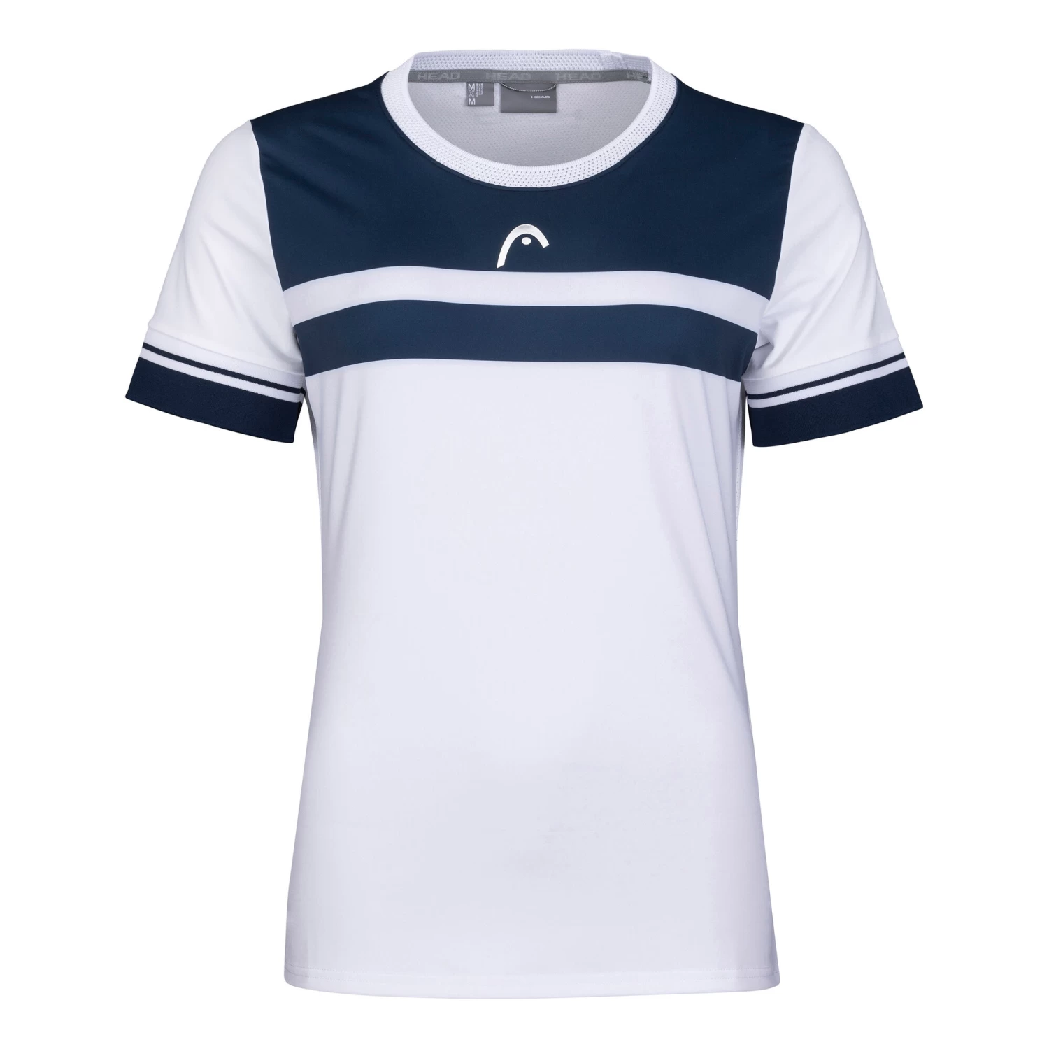 Head Performance T-Shirt Women - White, Dark Blue