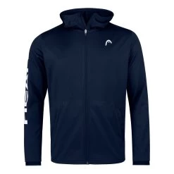 Head Breaker Zip Hoodie Men - Dark Blue, White