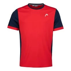 Head Davies T-Shirt Men - Red, Dark Blue