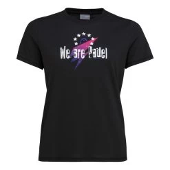 Head WAP Star Padel T-Shirt Women - Black