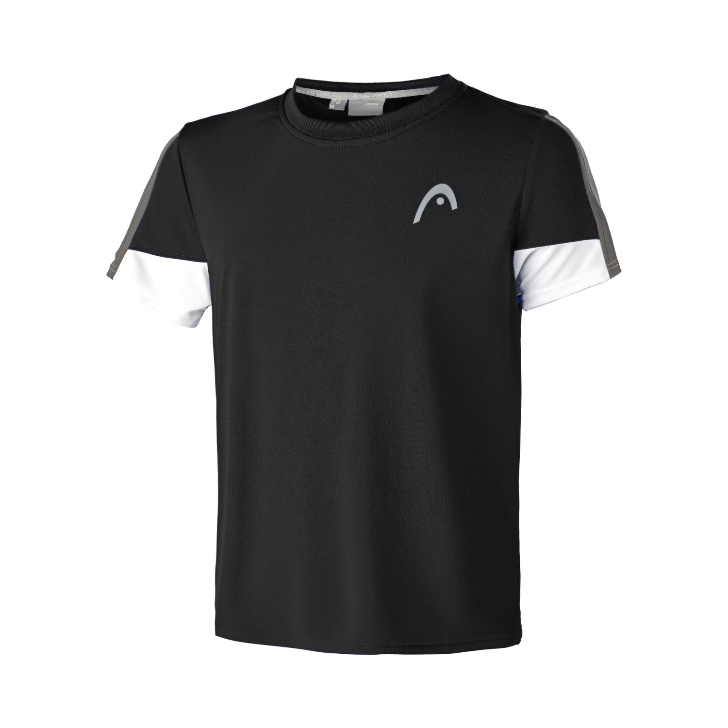 Head Club 22 Tech T-Shirt Boys - Black, White